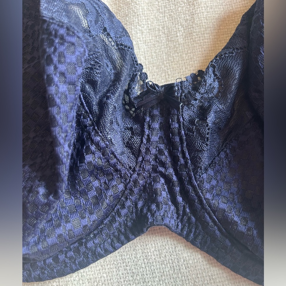 Fitfully Yours underwire lace bra 34G - Picture 2 of 8
